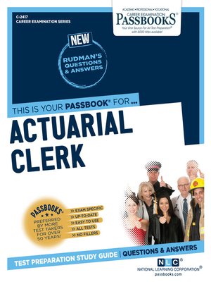 cover image of Actuarial Clerk